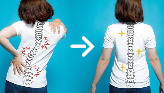 Woman with good posture after chiropractic treatment from Boise chiropractor