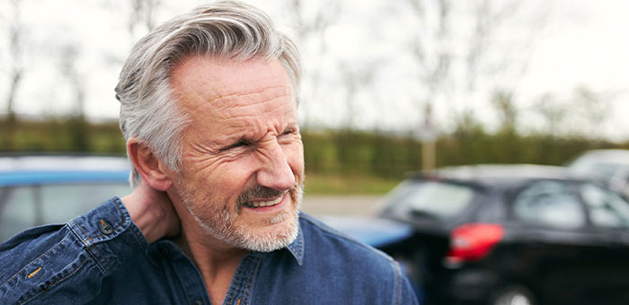 Patient receiving auto accident injury chiropractic in Boise for auto accident injury